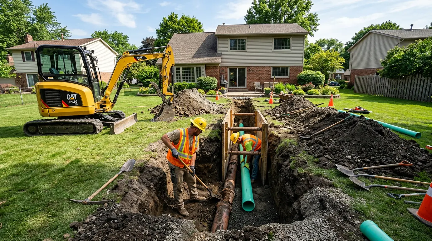 Sewer Line Replacement in Fremont, NE